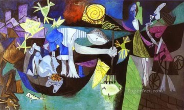  cubism - Night Fishing at Antibes 1939 cubism Pablo Picasso